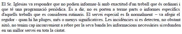 Resposta de l'Ajuntament de Gavà al prec presentat per C's de Gavà sobre els problemes de les reixetes d'evacuaci d'aiges pluvials a Gav Mar (18 de Desembre de 2008)